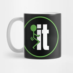 F IT - Funny Sticker Mug